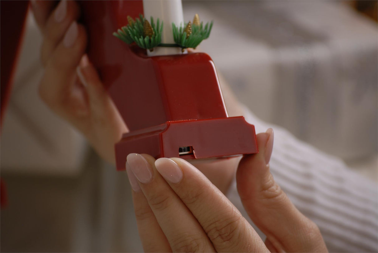 Light Up Candle Bridge (Red)