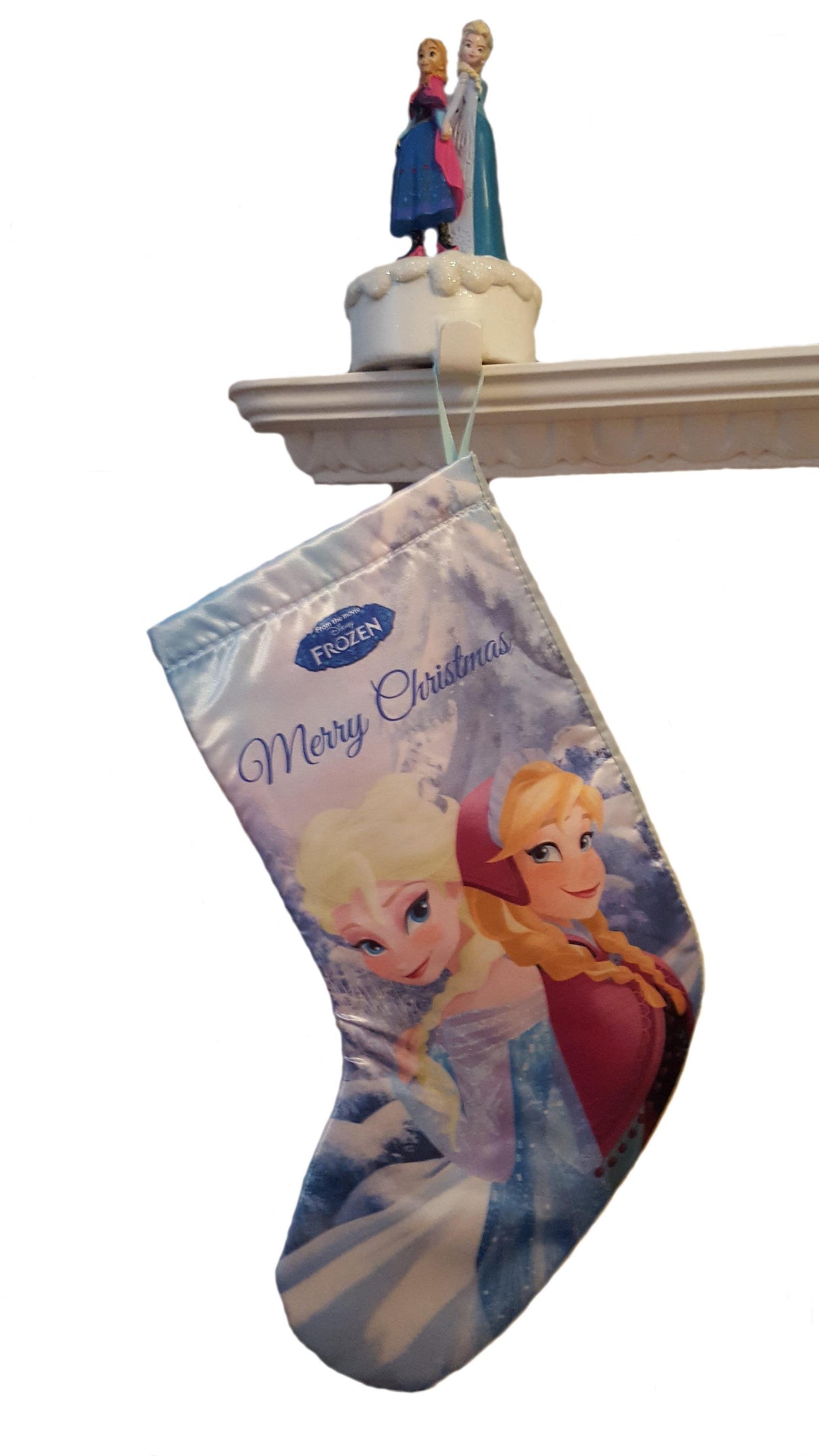 Disney Frozen Stocking Holder & Stocking Set - Anna & Elsa
