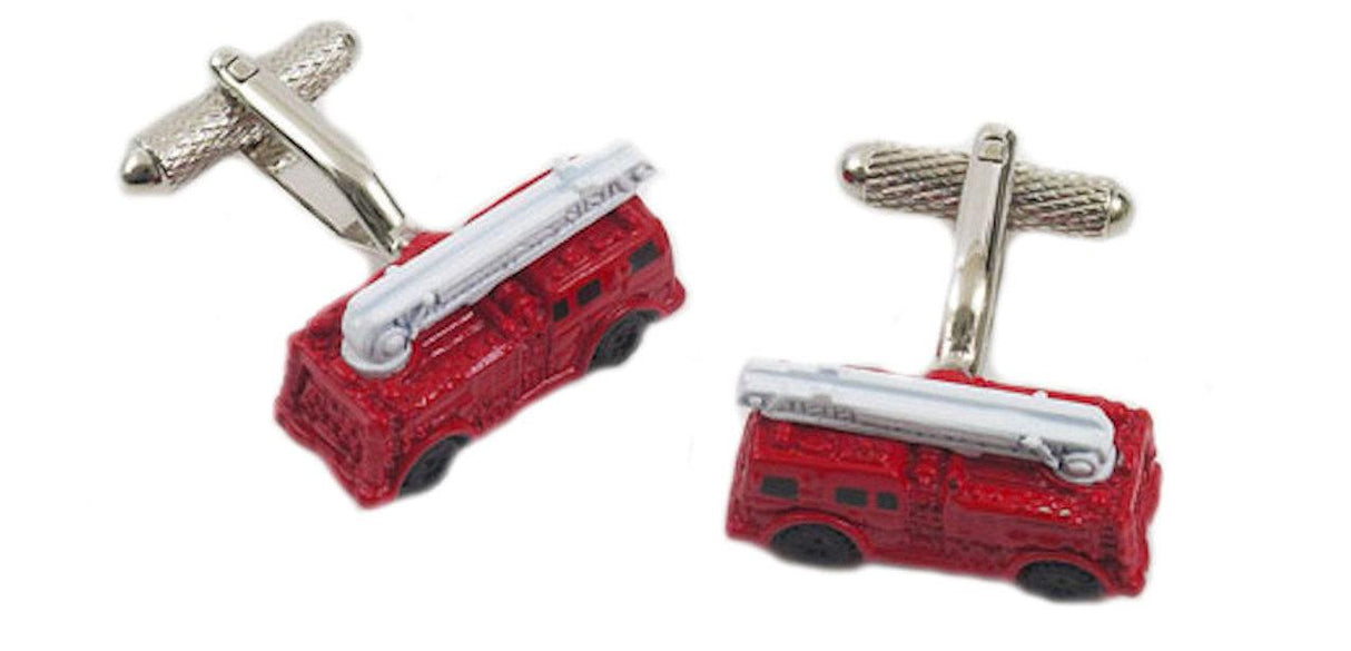 Red Fire Engine Cufflinks