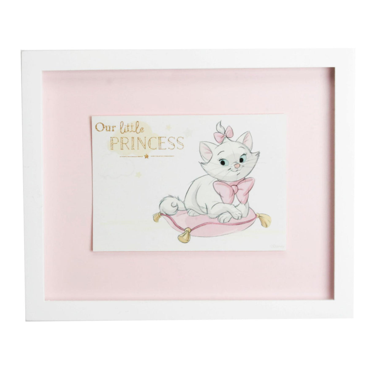 Disney Magical Beginnings Wall Plaque - Aristocrat Marie " Our Little Princess"