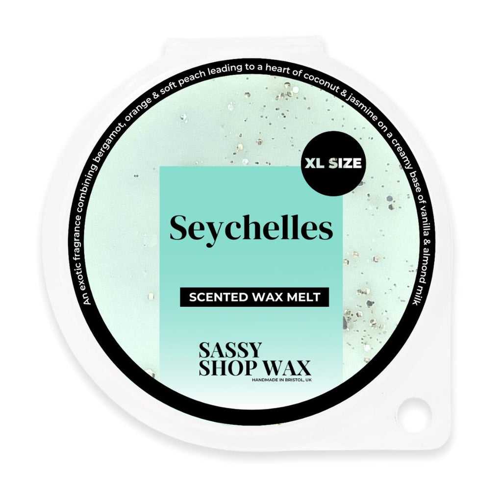 Sassy Wax XL Wax Melts Seychelles approx 18 hours of fragrance Fragrance 