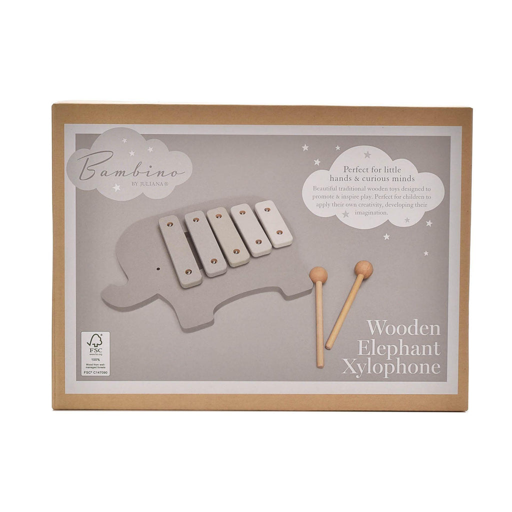 Bambino Wooden Toy Xylophone - Elephant - Crusader Gifts