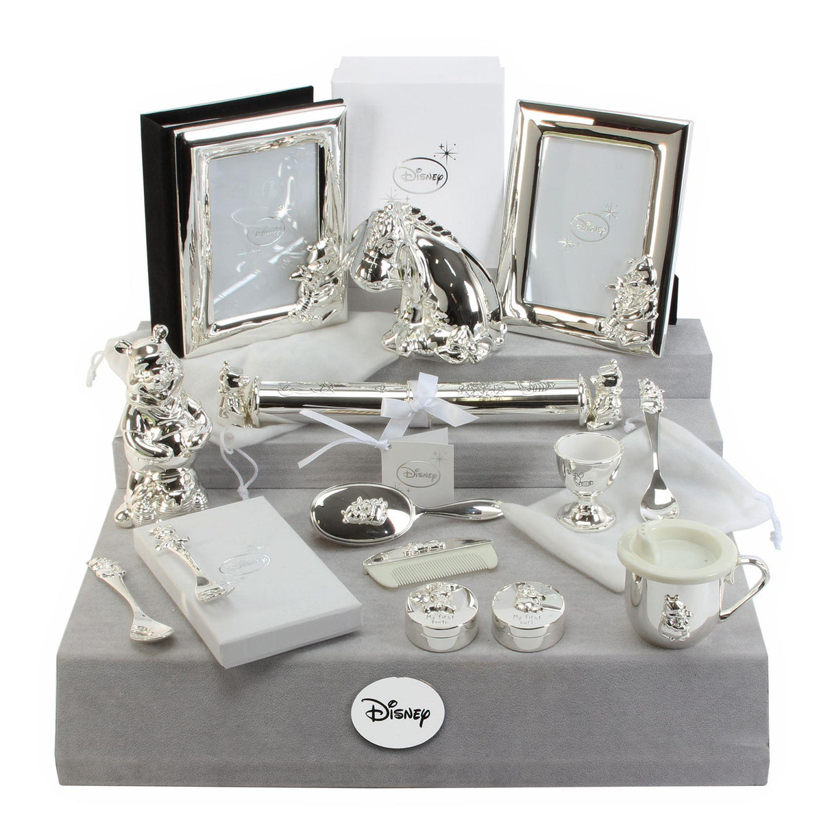 Disney Winnie the Pooh Silver Plated Money Box - Pooh