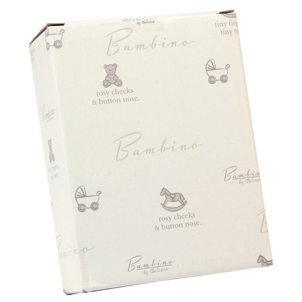 Bambino Silver Plated Hand Print Frame with Ink Pad - Me & My Sister - Crusader Gifts
