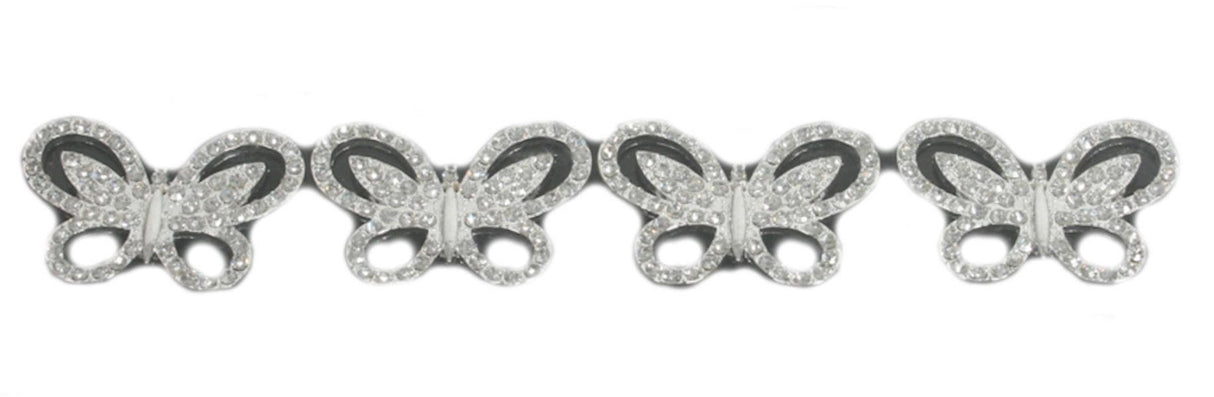 Butterfly Napkin Holders with Diamante Finish