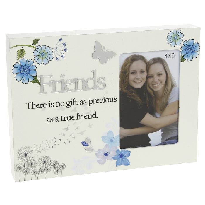 Reflections Floral Photo Frame 4x6" - Daughter or Friends