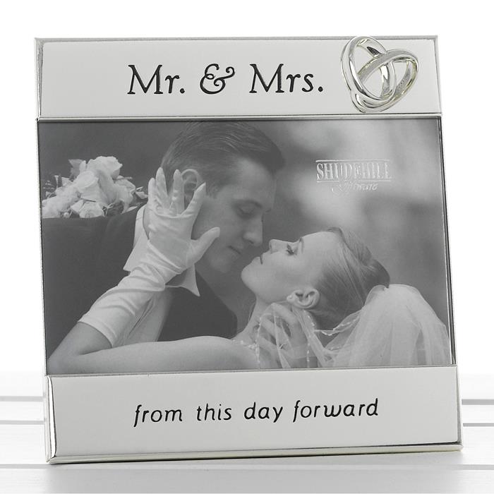 Mr & Mrd Message Photo Frame from this day forward