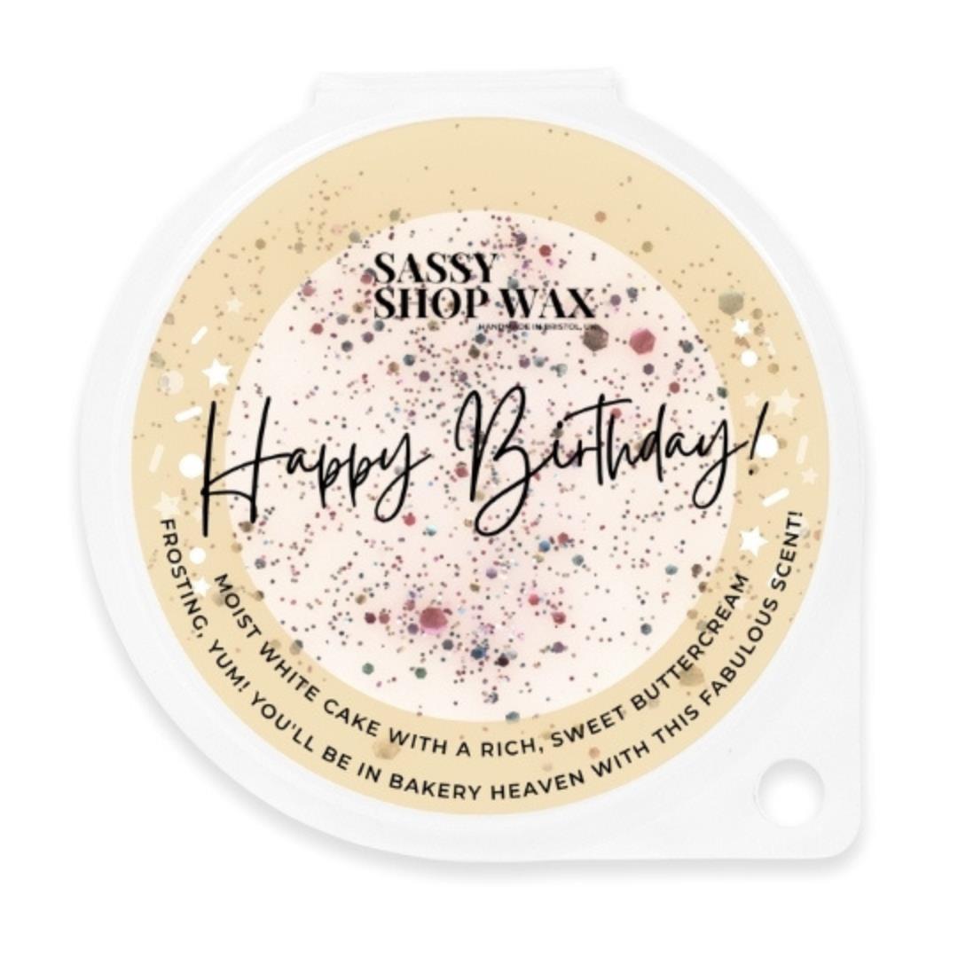 Sassy Shop Wax Melt Pot - Happy Birthday