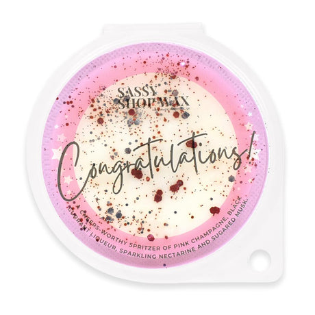 Sassy Wax Congratulations Wax Melt Sentiment Gift