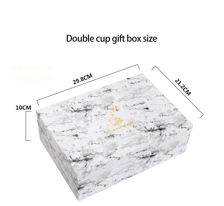 Mr & Mrs Mugs Gift Set - Grey & Pink