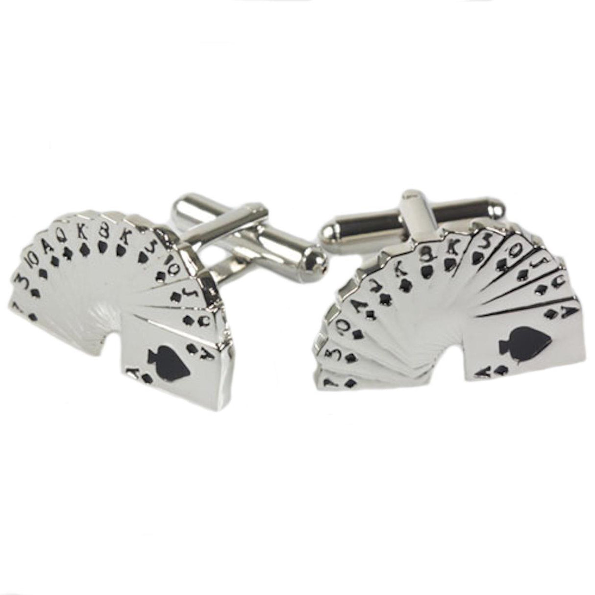 Playing Card Cufflinks - Hand of Cards