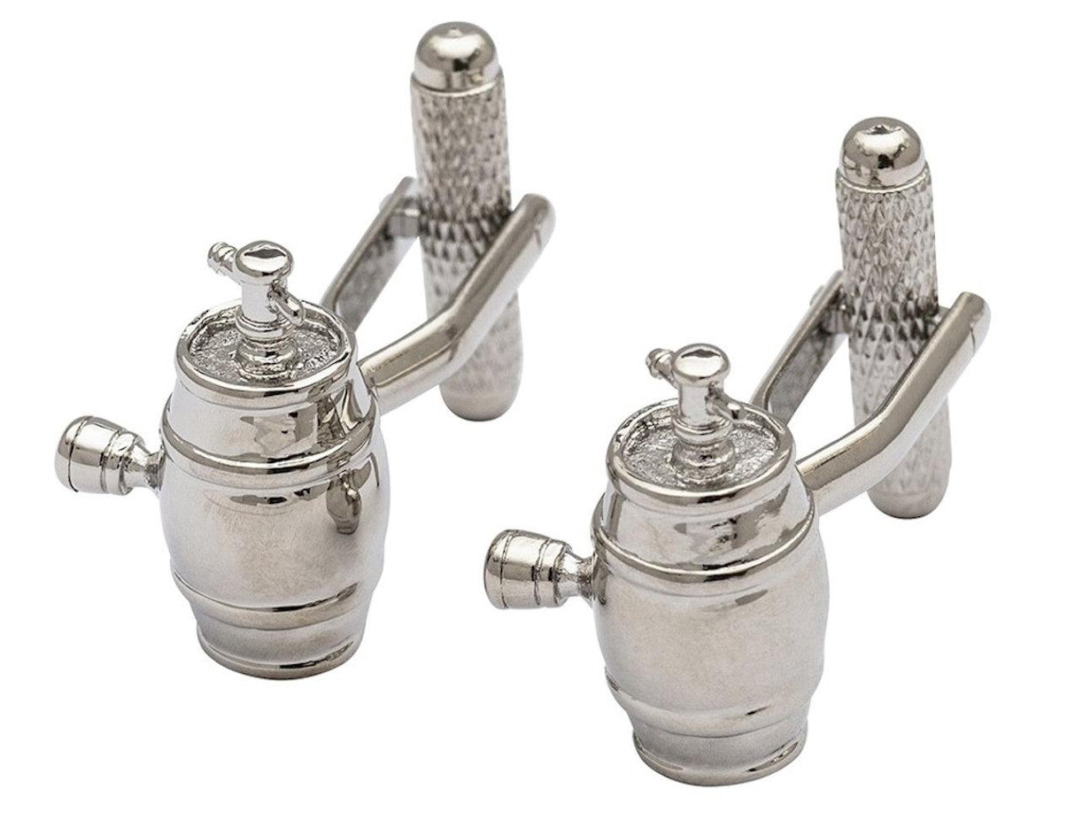 Alcohol Cufflinks 3 Pair Gift Set