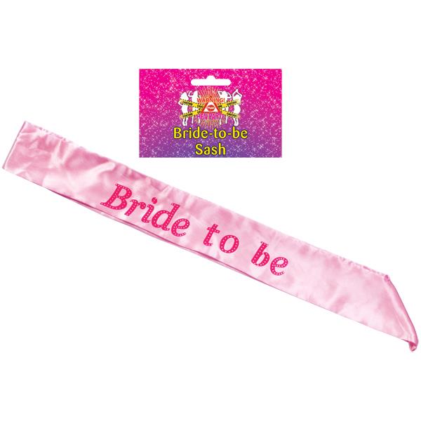 Bride To Be Sash (Pink)