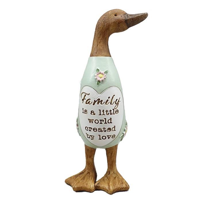 Daisy Message Duck Figurine - Family