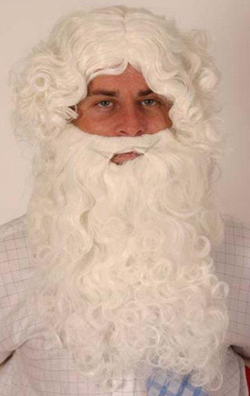 Wig & Beard Set (White) Santa Claus Fancy Dress