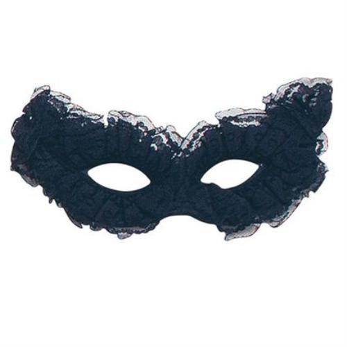 Venetian Lace Trim Eye Mask (Black)