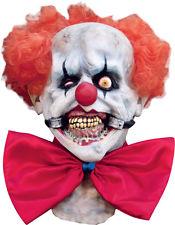 Smiley Scary Clown Overhead & Chest Latex Fancy Dress Mask