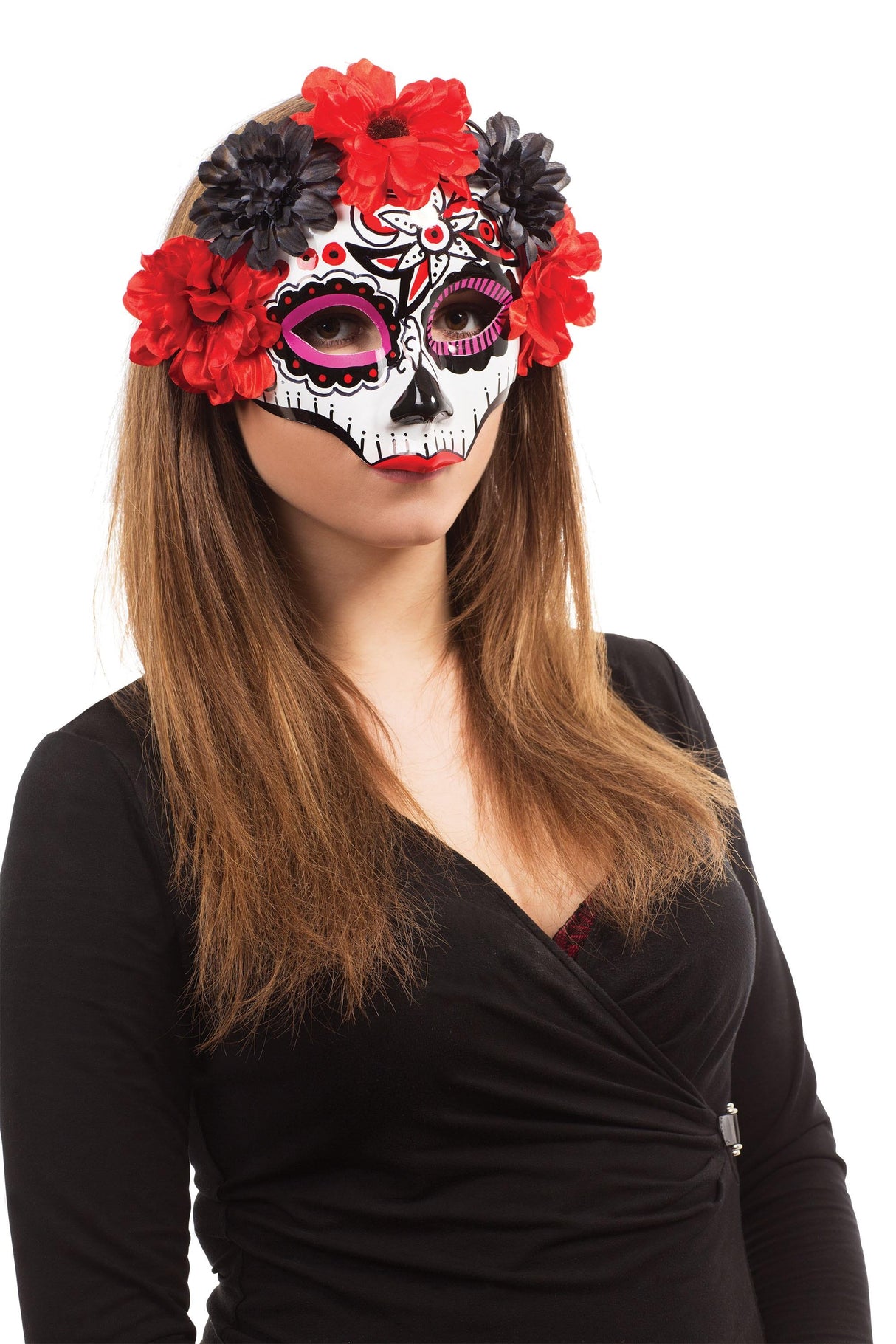 Day of the Dead Darling Mask (Glasses Frame)