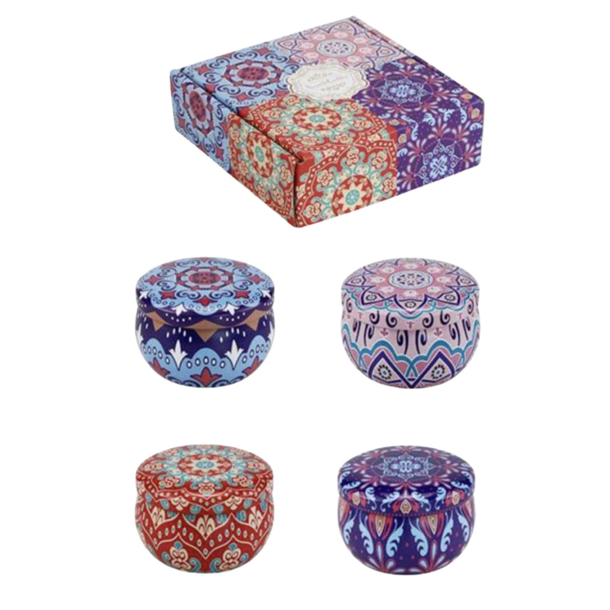 Bohemia Scented Candles Gift Set - 4 Fragrances - Crusader Gifts