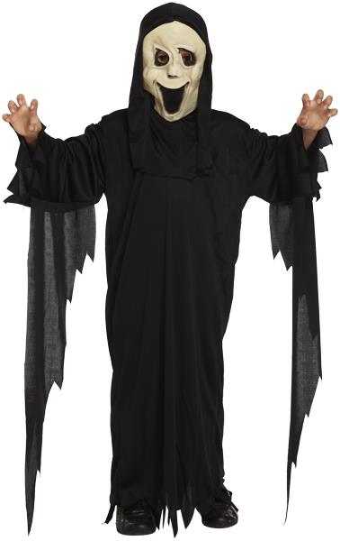 Childs Demon Scream Ghost Costume Age 4-6 Years