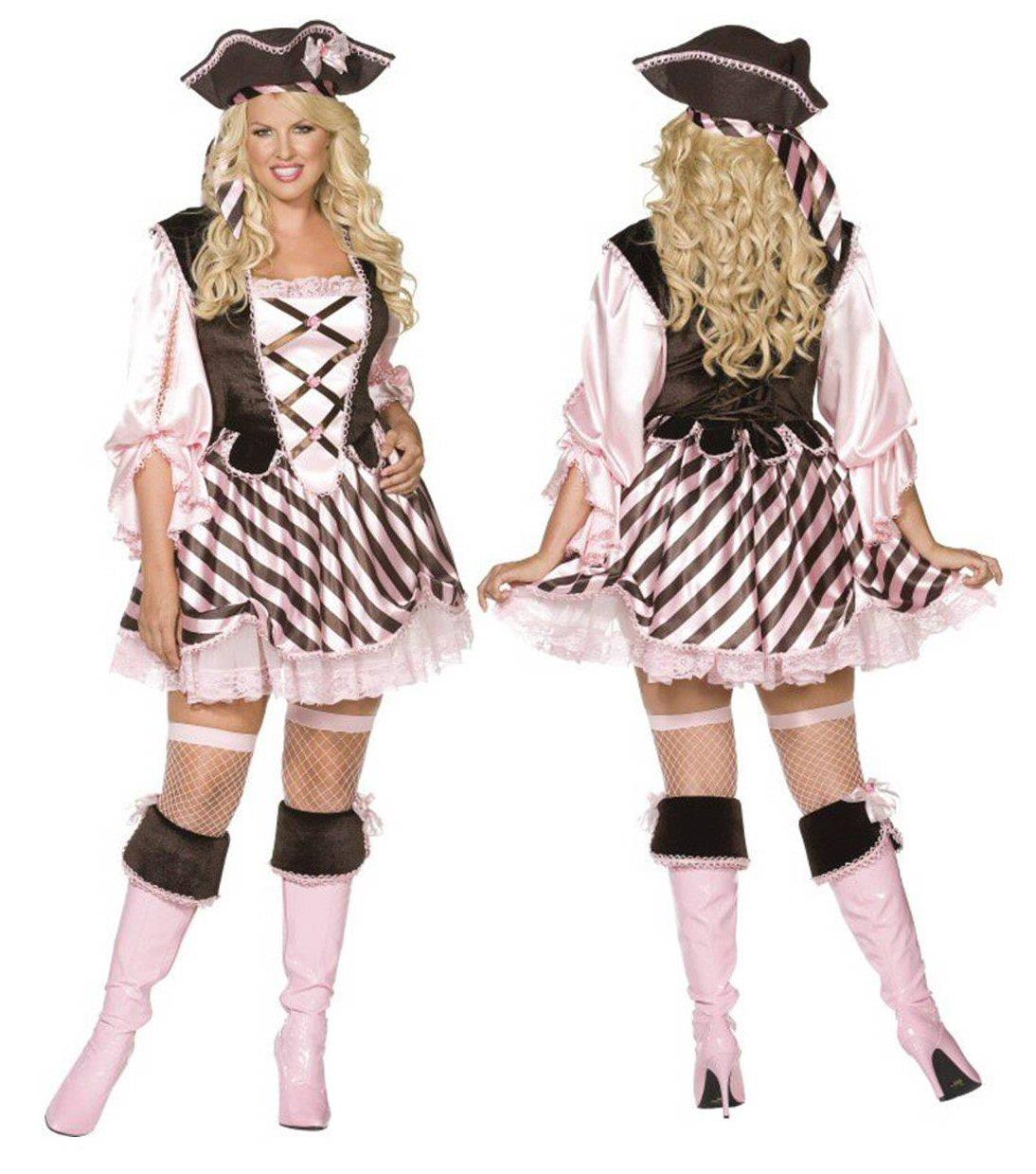 Sexy Pirate Lady Plus Size Costume Size 20-22