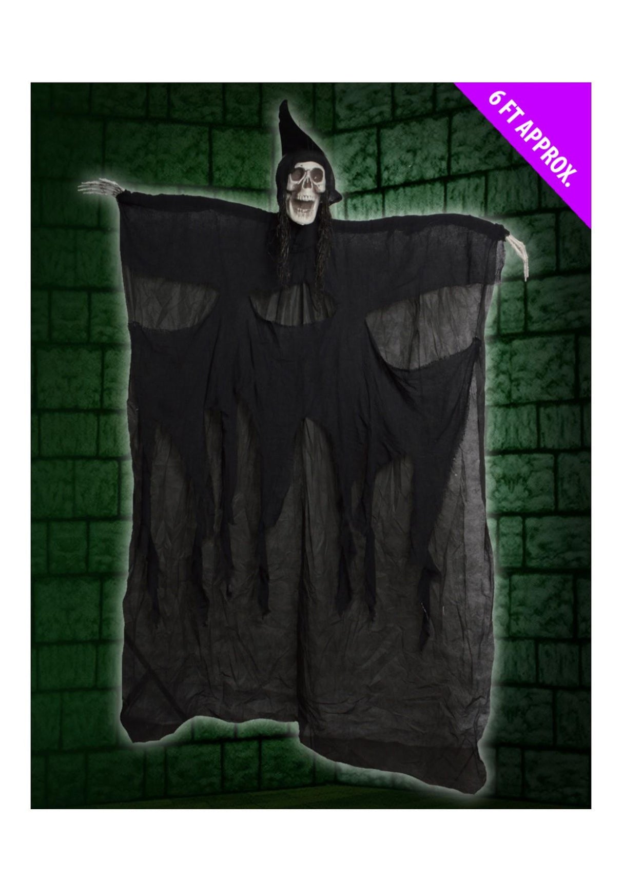 Skeleton Hanging Decoration Approximately 6ft