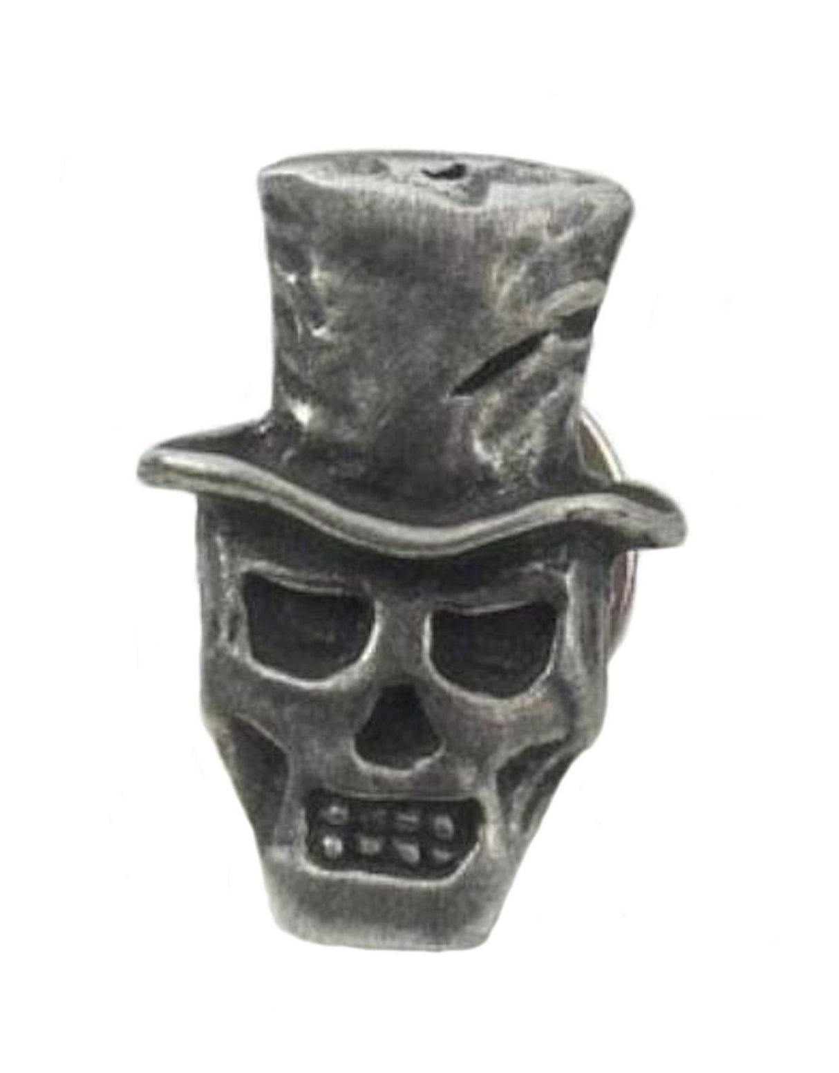 English Pewter Baron Samedi Tie Pin or Lapel Badge
