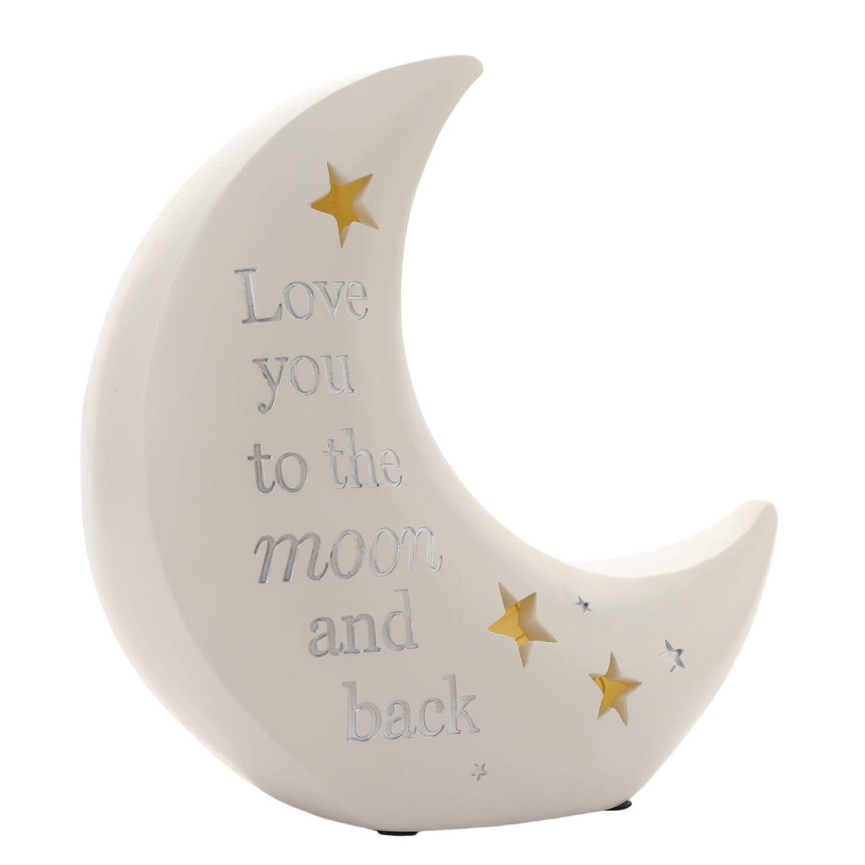 Bambino Moon Shaped Night Light - Love You - Crusader Gifts