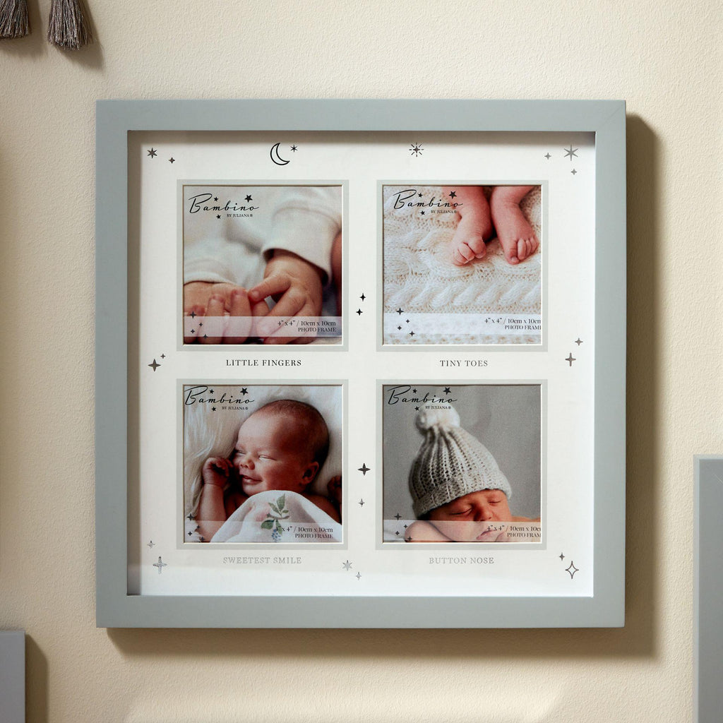 Bambino Collage Photo Frame - Tiny Fingers Tiny Toes - Crusader Gifts