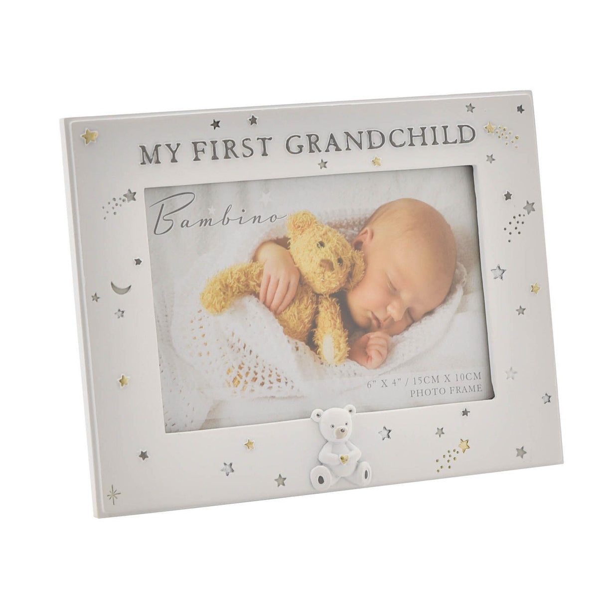 Bambino Photo Frame 6" x 4" - My First Grandchild - Crusader Gifts