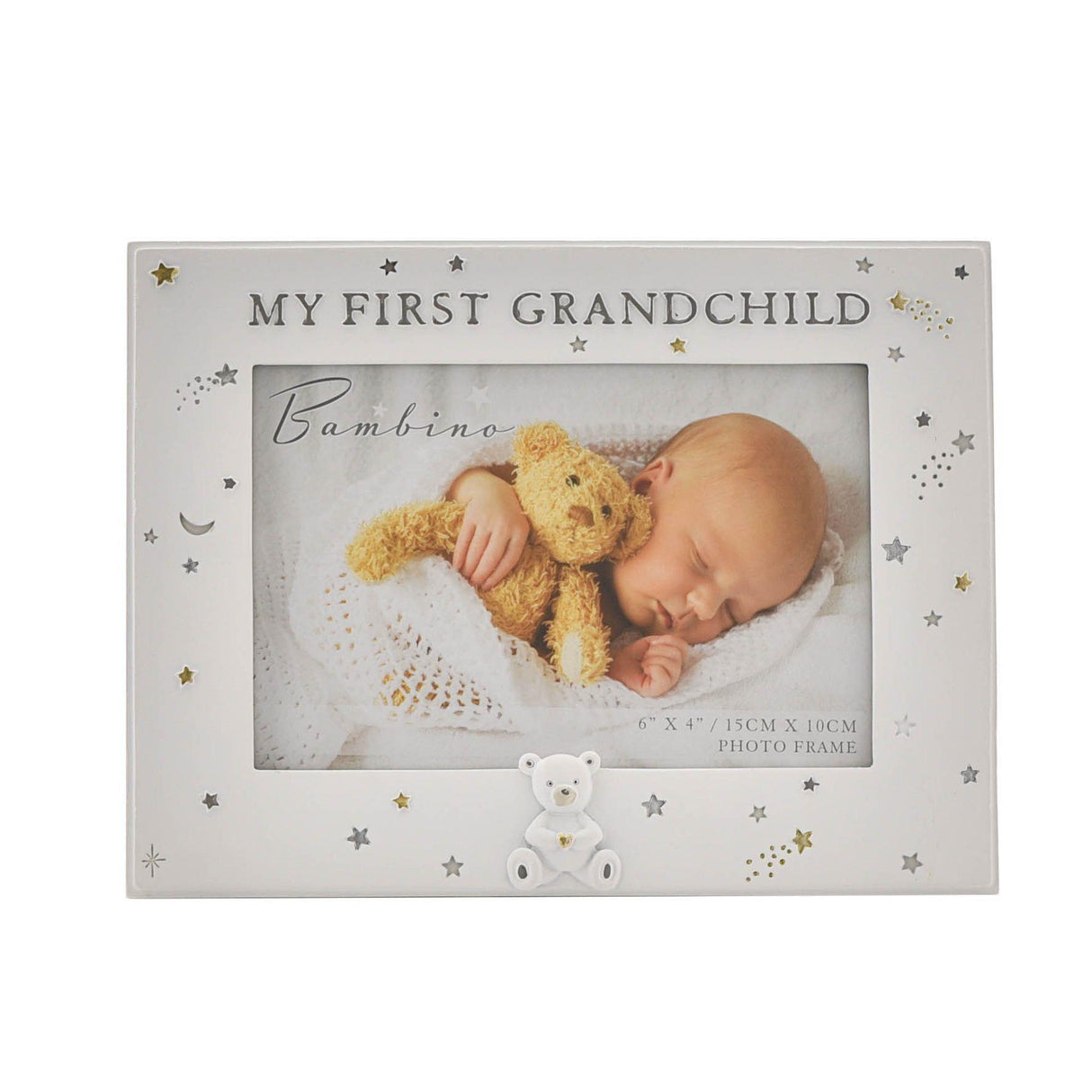 Bambino Photo Frame 6" x 4" - My First Grandchild - Crusader Gifts