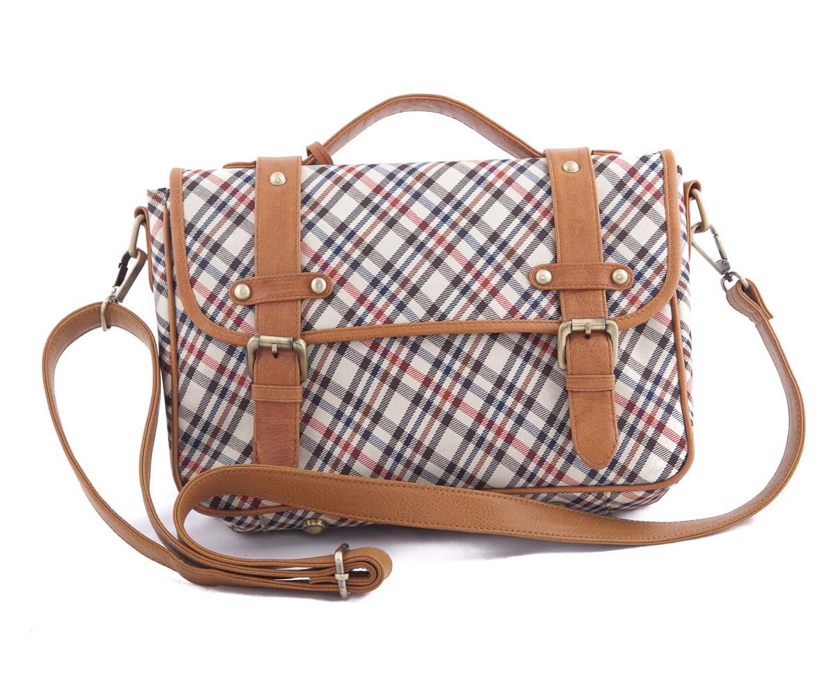 Pell Mell Jenni Satchel Mayberry Tartan