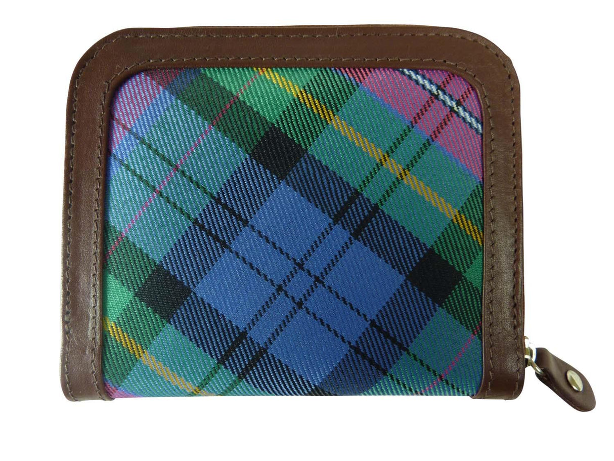 Pell Mell Leather Zip around Mini Purse pur/blue