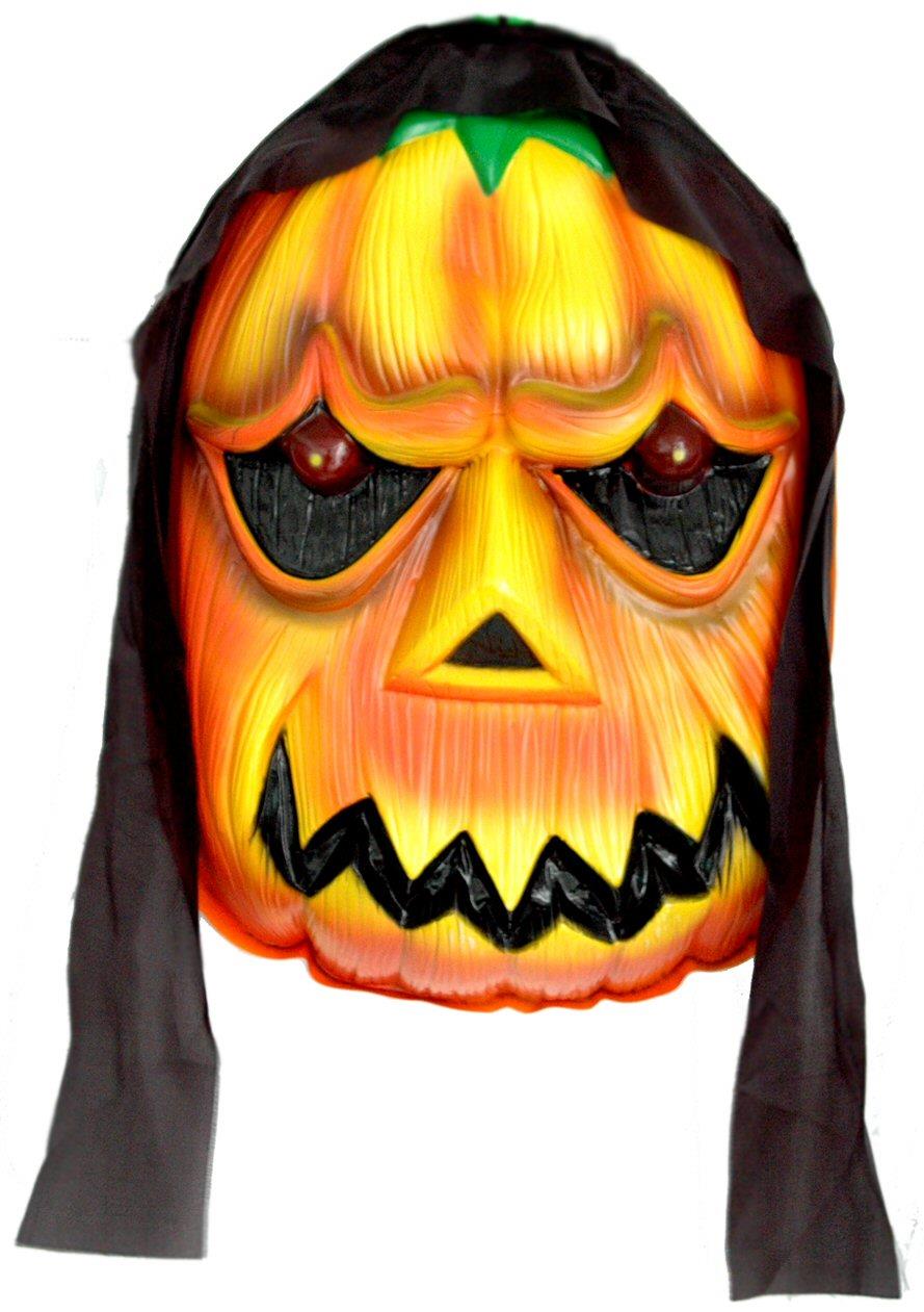 Giant Hooded Halloween Pumpkin Plaque