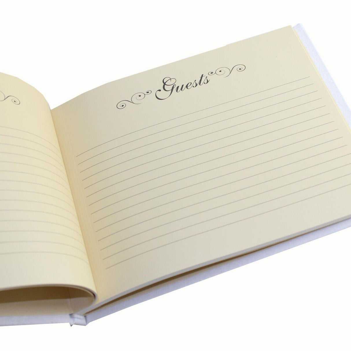 Wedding Rings Guest Book - Butterfly