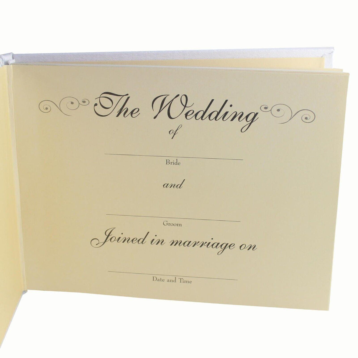 Wedding Rings Guest Book - Butterfly