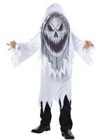 Childs Screaming Ghost Mad Creeper Costume Age 7-9