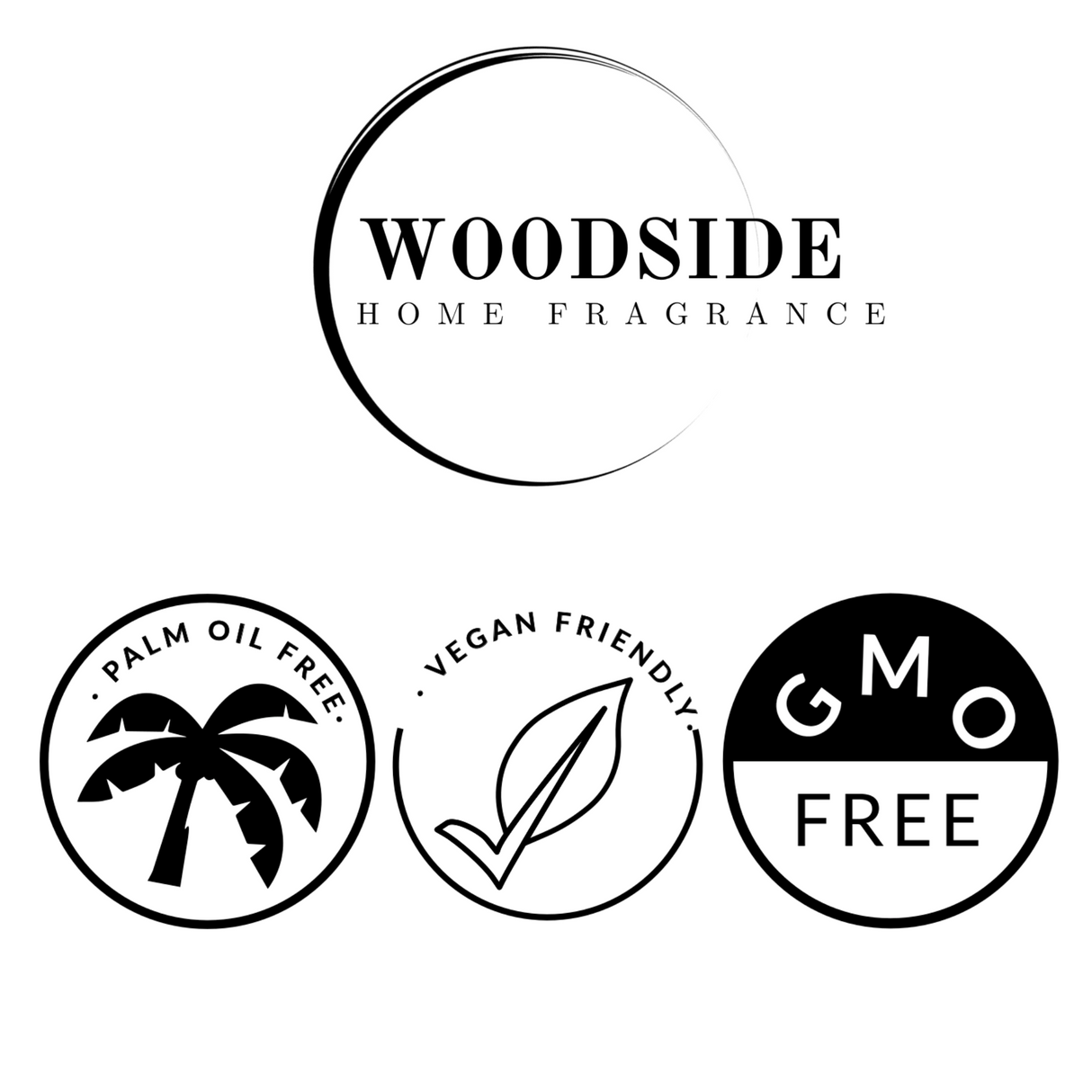 Woodside Home Fragrance Glass Scented Candle - Lime Basil & Mandarin