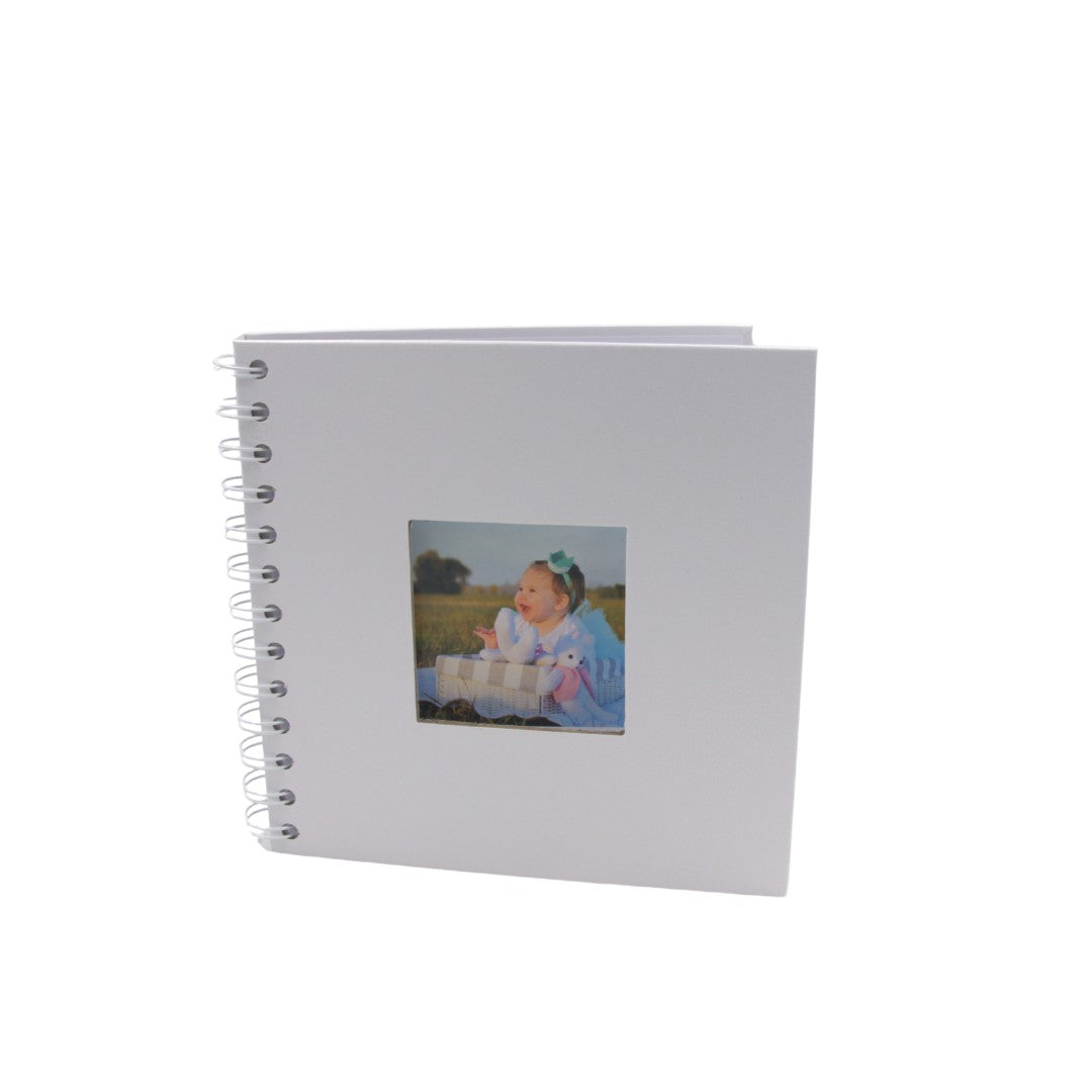 Woodside Home Living Spiral Bound Photo Album 17cm x 17cm - Various Colours