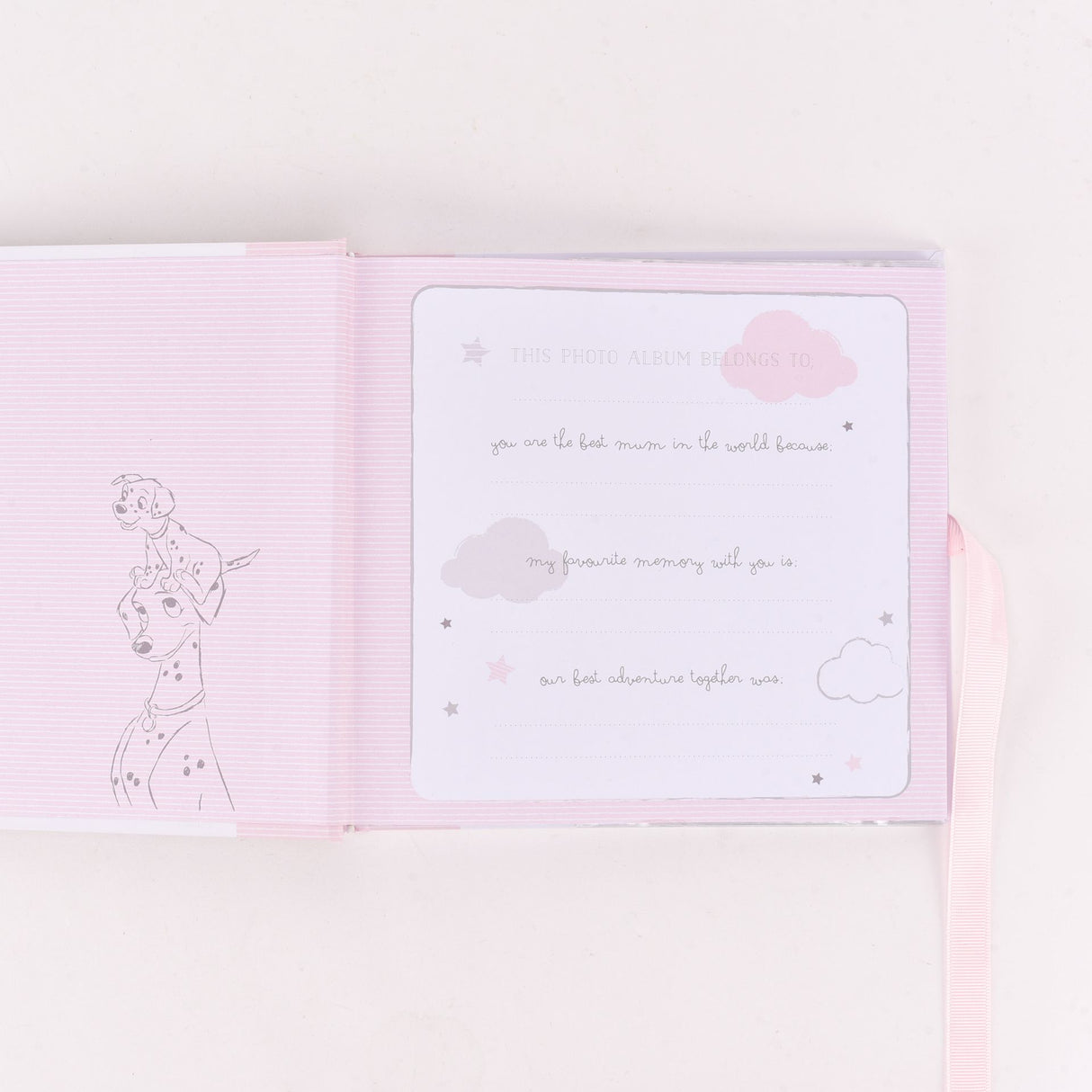 Disney Magical Beginnings Photo Album Holds 50 4" x 6" Prints - Mum (Dalmatians)