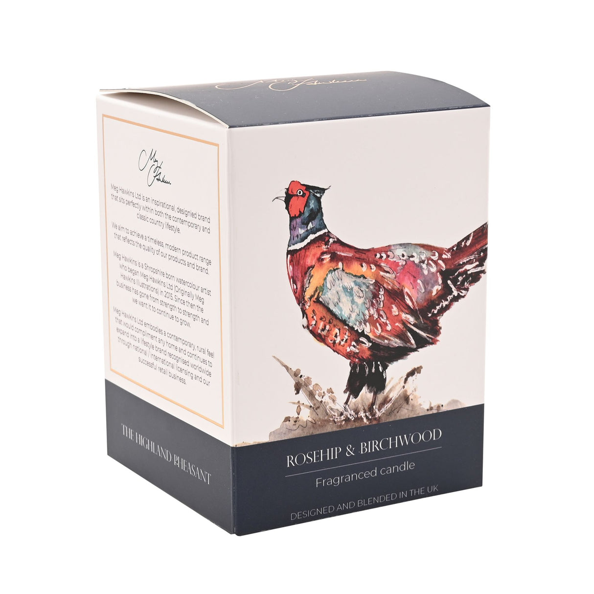 Meg Hawkins Highland Pheasant Candle - Rosehip & Birchwood