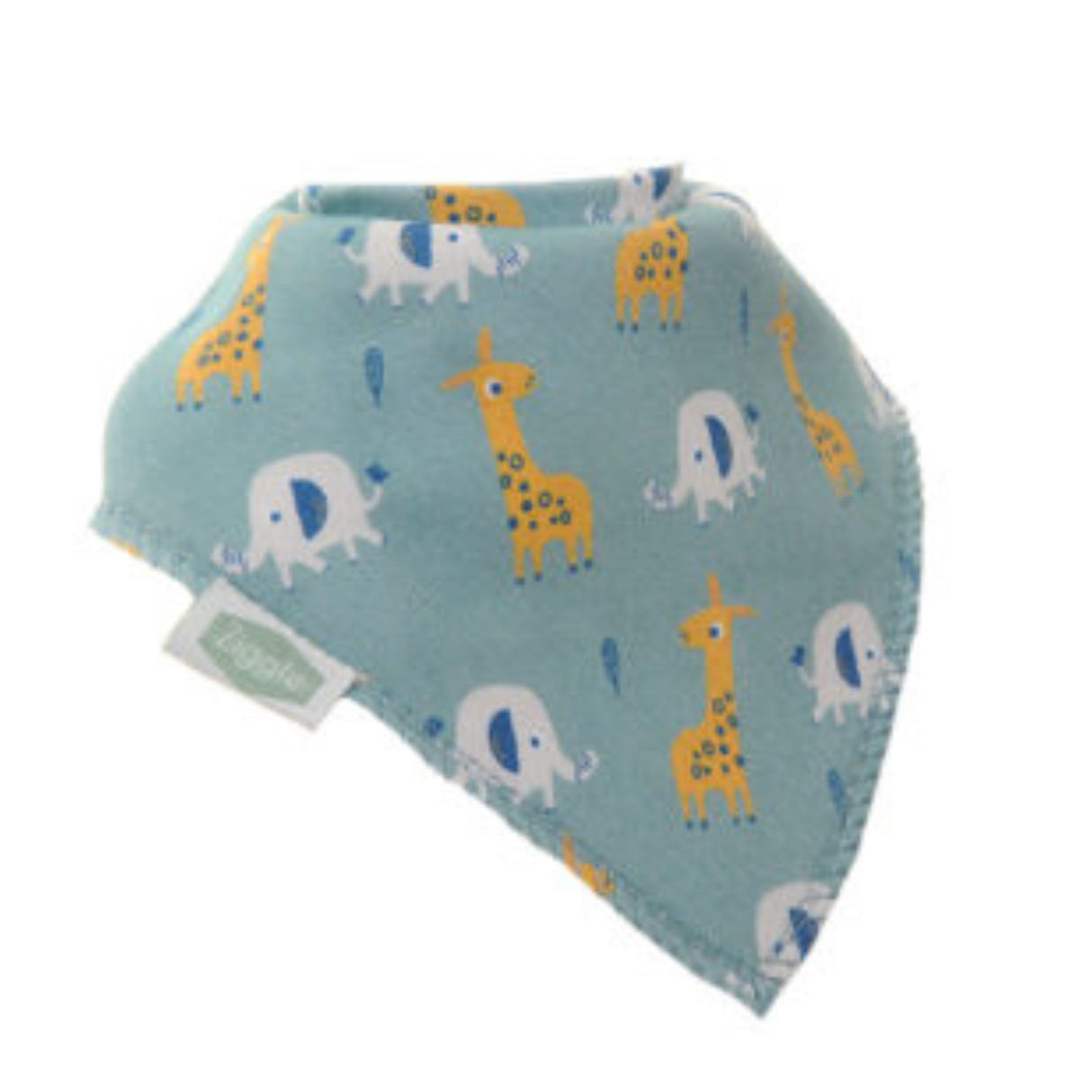 Ziggle Baby Bandanna Dribble Bib Set - Savanna Animals