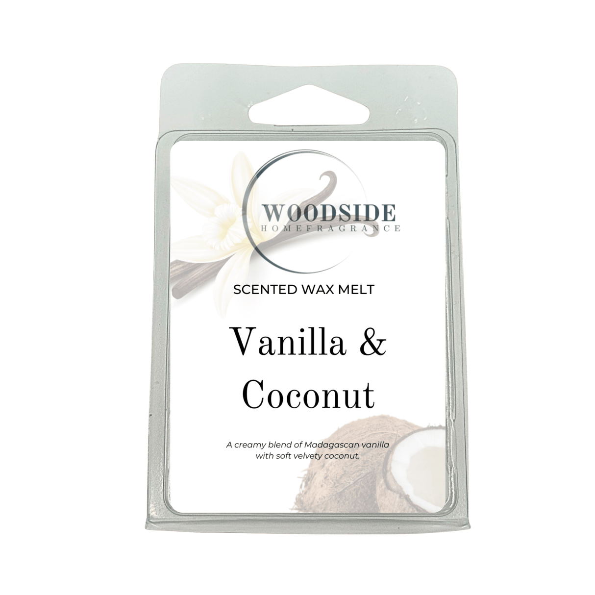 Woodside Home Fragrance Wax Melts - Vanilla & Coconut