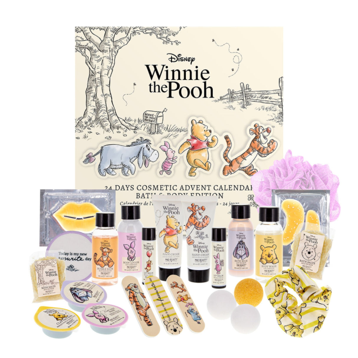 Mad Beauty Disney Winnie the Pooh Advent Calendar Bath & Body Edition
