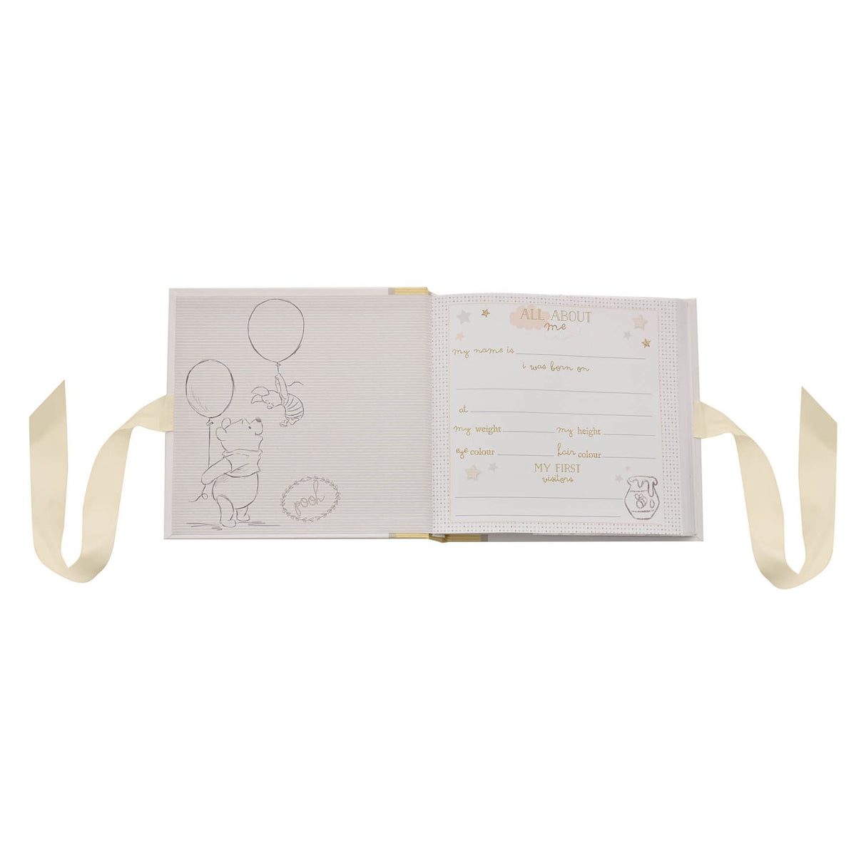 Disney Magical Beginnings Photo Album Holds 50 4" x 6" Prints - Pooh & Piglet