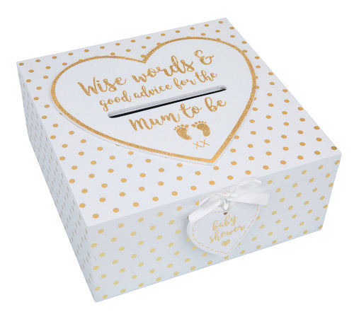 Baby Shower Keepsake/Letter Box Boxes - Wise Words