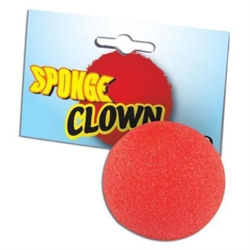 Red Sponge Clown Nose Pack of 30