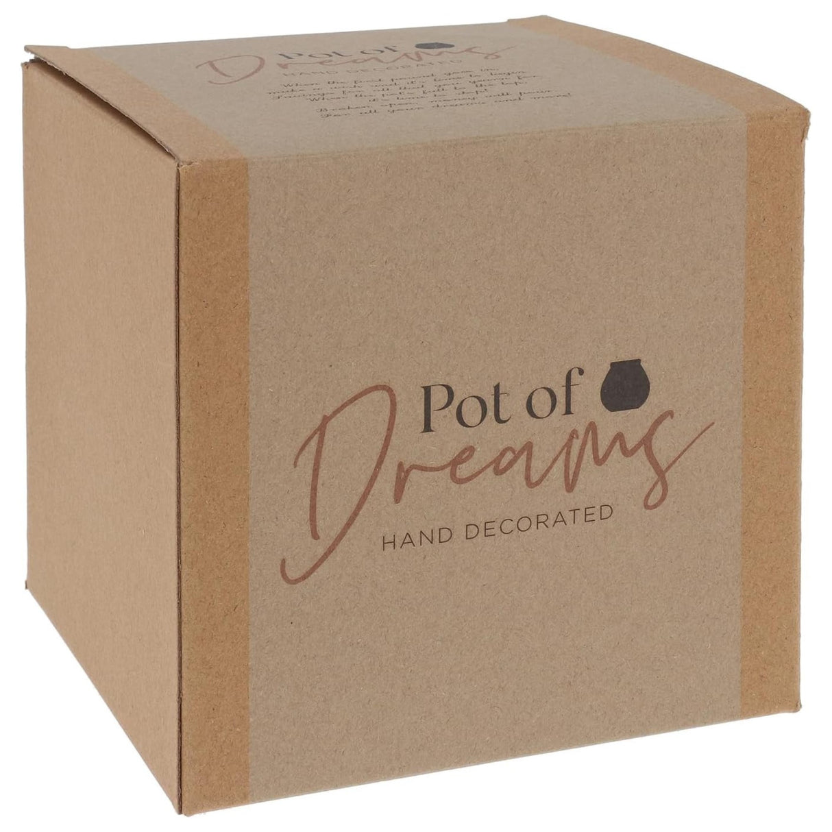 Pot of Dreams Money Box Savings Jar - Pink & Black Leopard Print