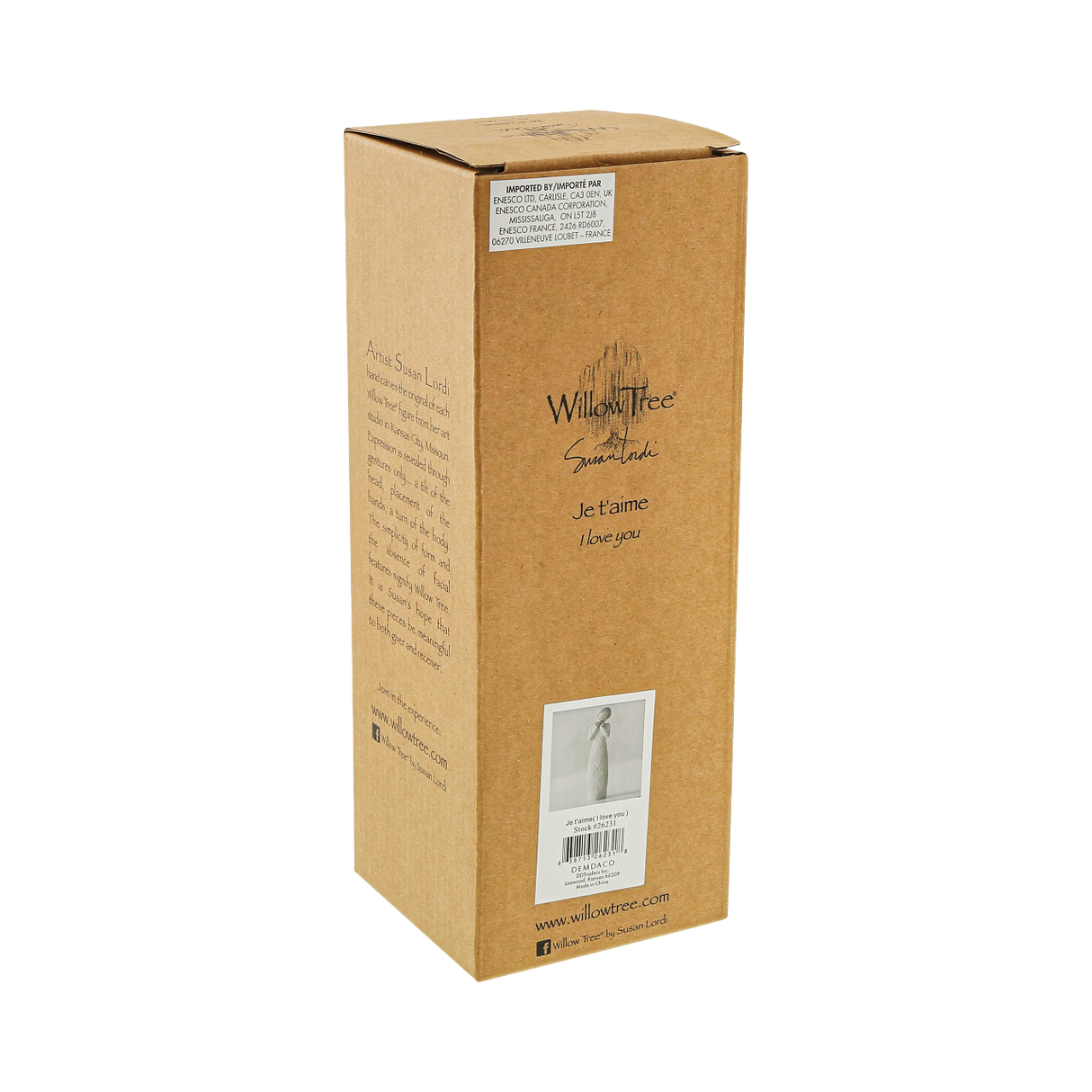 Willow Tree Je t`aime (I Love You ) Figurine