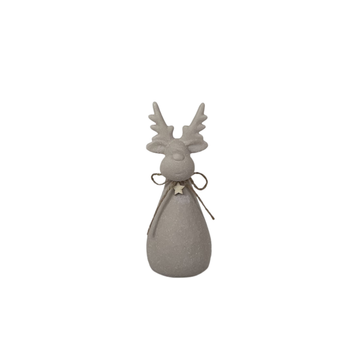 Sand Texture Effect Reindeer Decorations 17.5cm
